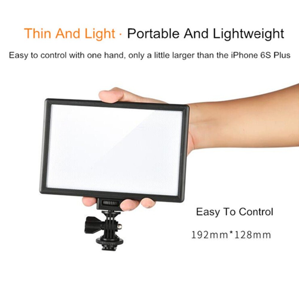 Viltrox L116T LED Photography Video Shooting Lighting LCD Display Panel Day light Camera Photo DSLR DV Studio Lamp With Battery