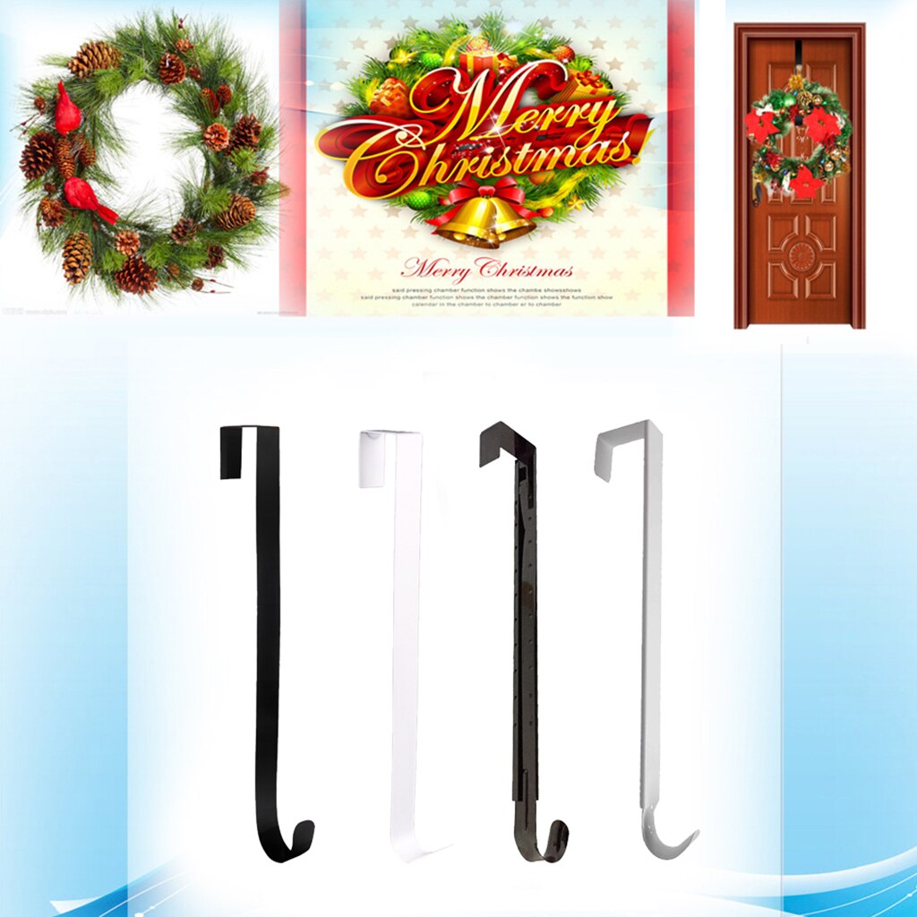 Voordeur Krans Er Kerstkrans Haak Metalen Handige Krans Er Ing Haak (14.96 ''Inch, 14.57-25'' Inch)