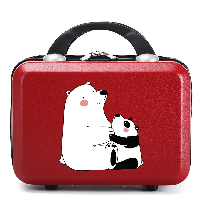 2022 Hand luggage 13-inch cosmetic bag small female mini carry-on case Lightweight large-capacity suitcase