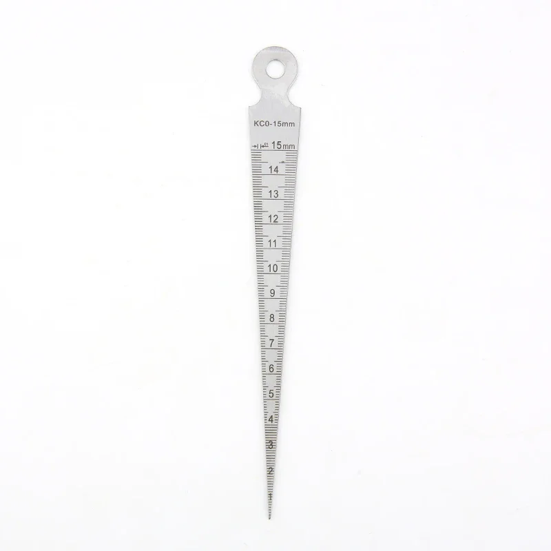 Wedge Feeler Gauge Taper Gauge Conical Gaugs For Measurement Valve Thickness Gauge Measuring Probes For Gap Thickness Meter Tool: Beige