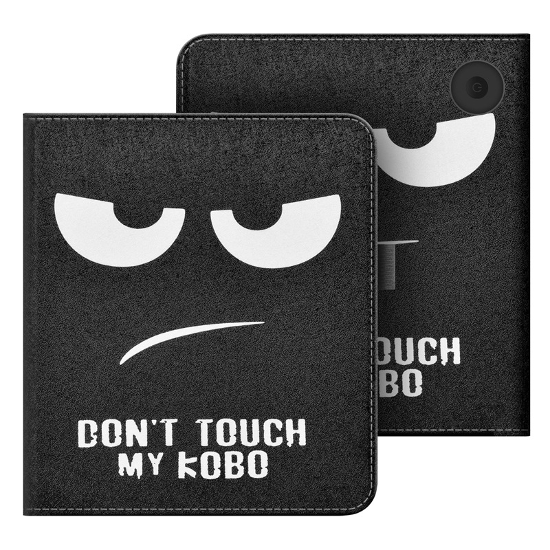 Voor KOBO Weegschaal Kleur/Libra 2/Libra H2O Case met Draagriem Stand Card Slot 7 inch Lederen Cover Ebook N428 N418 N873 Funda: Dertien / Goud