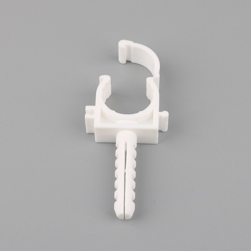 10pcs 16/20/25/32 mm water pipe clamp PVC pipe support garden irrigation system accessory watering connector pipe hook wall: Type-D / 16mm