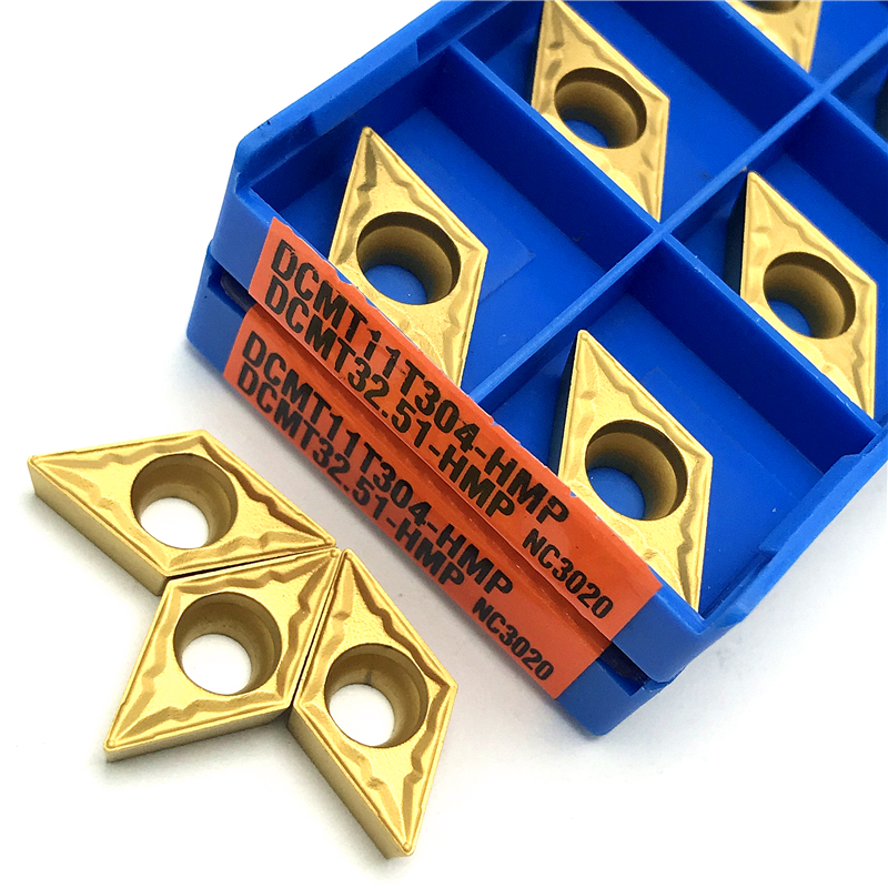 DCMT070204 DCMT11T304 DCMT11T308 Hardmetalen Wisselplaten Interne Draaigereedschap Hoge Draaiwisselplaten Cnc Metaal Draaibank Tool
