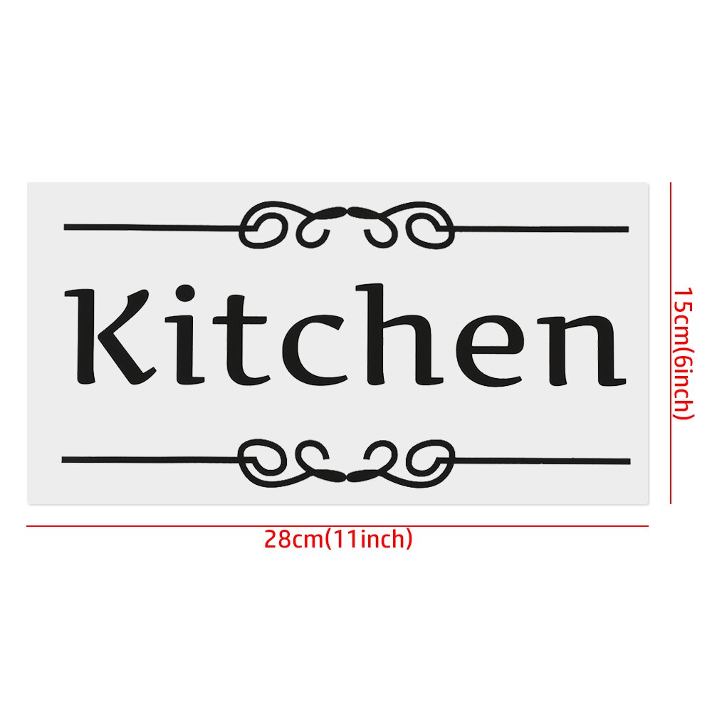 1PC PVC Selbst-adhesive Tür Aufkleber Eingang Zeic... – Vicedeal