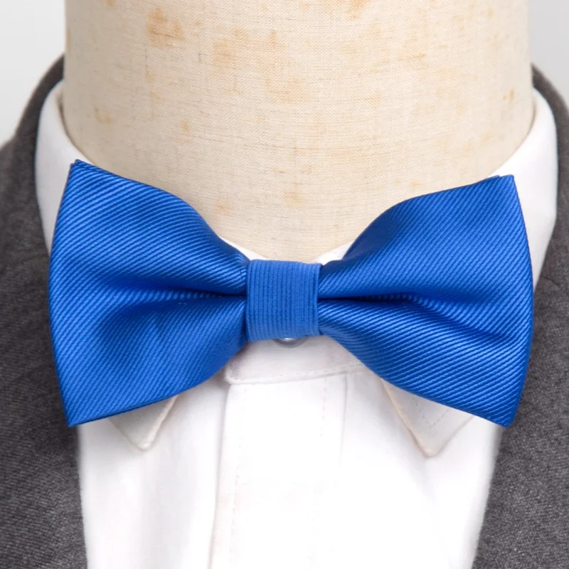 Laços pretos clássicos masculinos, gravata borboleta de poliéster, tecido, ponto, verificado, borboleta descascada, vestido de casamento, cão formal masculino, moda