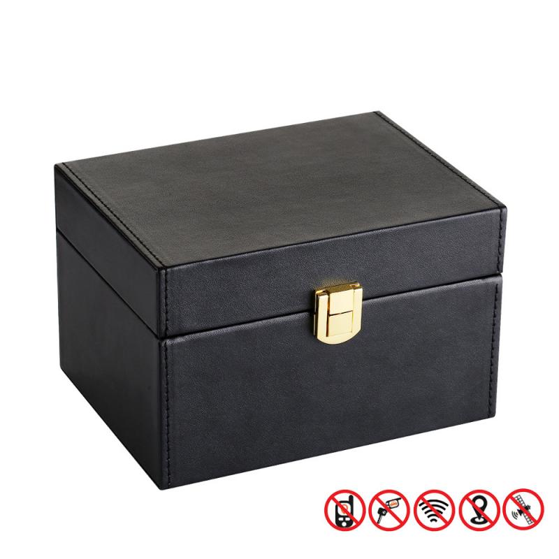 Anti Theft Faraday Box RFID Faraday Key Fob Protector Radiation-proof Mobile Phone Box Car Keyless Signal Blocker Security