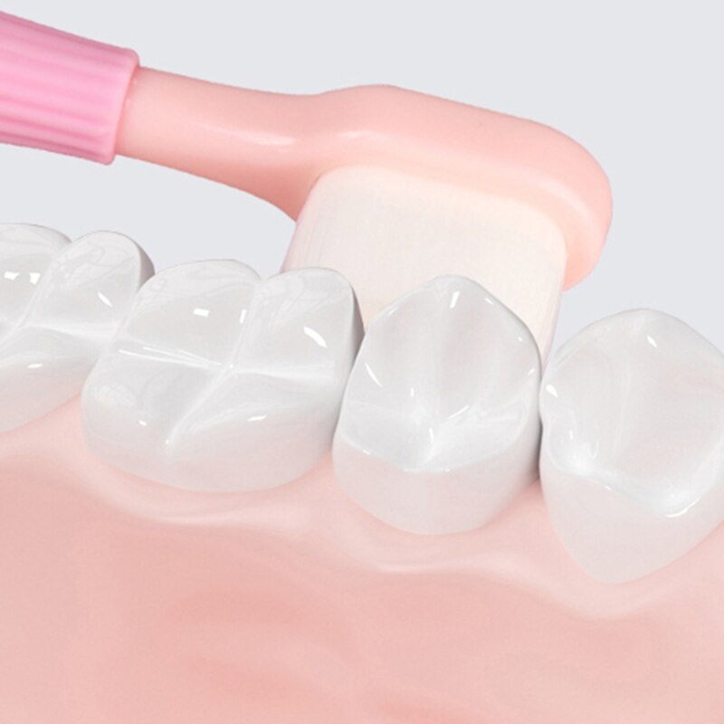 Pequeno guarda-chuva dez mil crianças escova de dentes de cabelo único 1-2-3 anos de idade cabelo macio escova de dentes do bebê