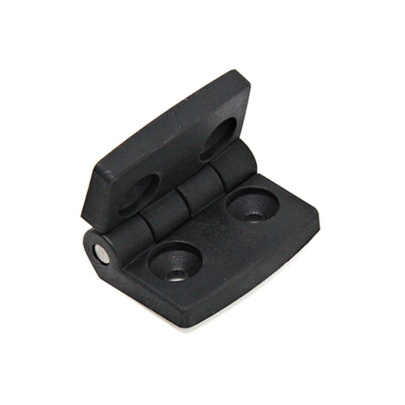 Mini roulement de porte en plastique noir, 10 pièces, charnières à bout pour armoire, tiroir, boîte à bijoux, charnière pour quincaillerie de meubles G8TB