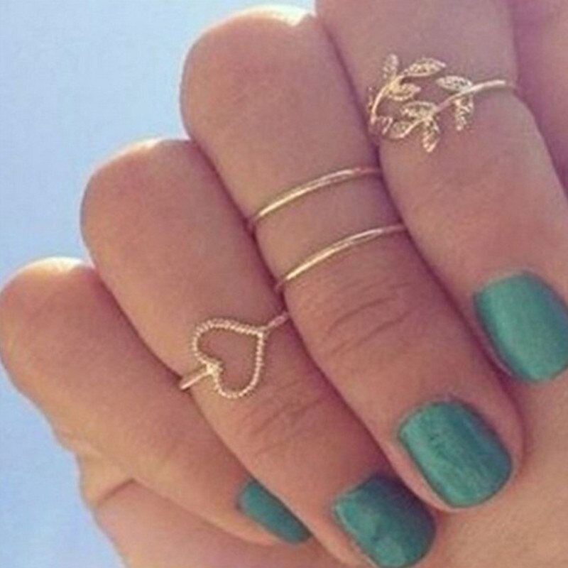 matching rings for women gold plated jewelry snake ring set anillo bague femme anillos slytherin emo accessories: 17