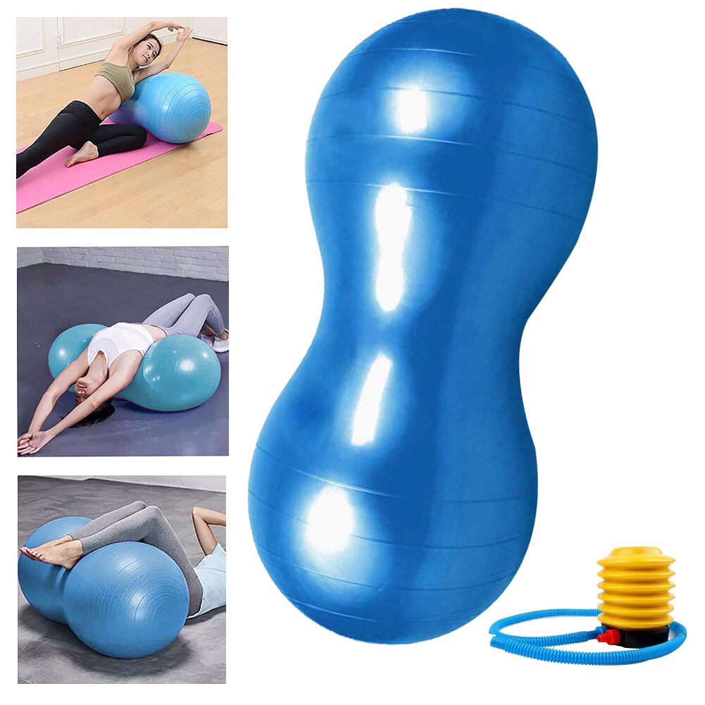 Therapie Bal Pinda Capsule Yoga Bal Voor Balans Oefening Fitness Massage Pijnbestrijding Coördineren Ontwikkeling Met Inflator