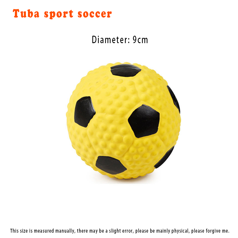 PU Slow Bounce Flat Rugby Foam Sponge Solid Ball, Soccer Ball, Volleyball, Dog Teeth Grinding Toy Ball