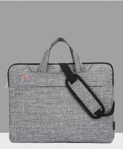 Neue Litthing Große Kapazität Laptop Handtasche für männer business Frauen Reise Aktentasche notebook tasche für macbook Pro 17 18 Zoll PC: Gray