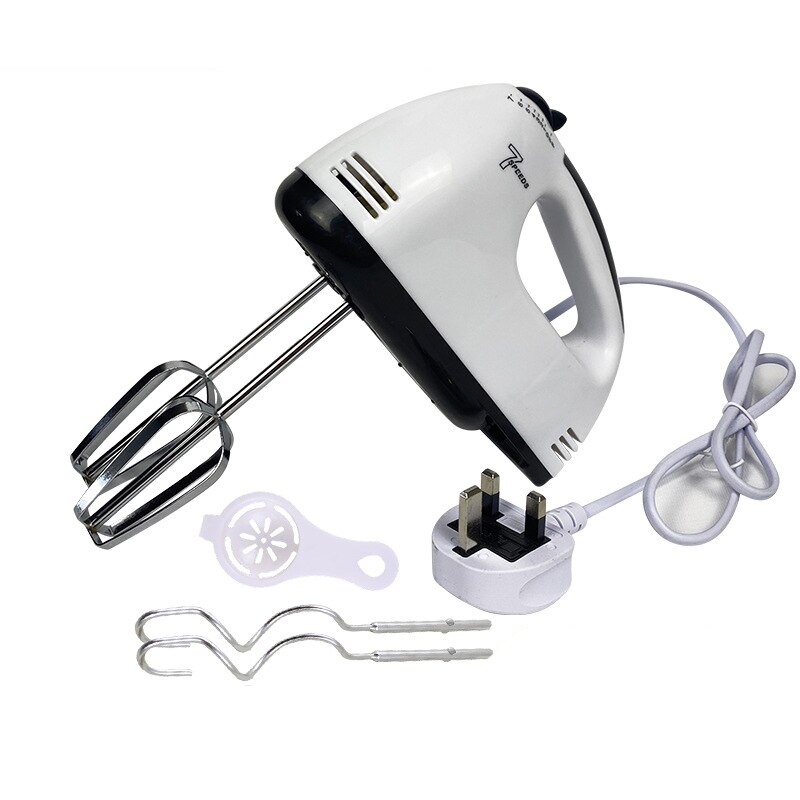 Batidores de comida eléctricos de 220V, 120W, 7 velocidades, batidores de comida para el hogar, minibatidoras, Mezclador de alimentos de huevos para pastel, batidor, herramienta de cocina