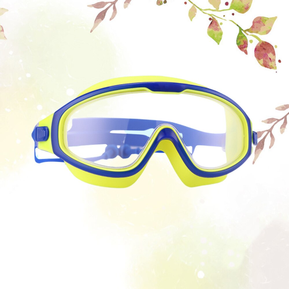 Mode Professionele Kind Zwembril Anti-Fog Waterdicht Kids Bril Zwemmen Glazen Met Oordopje Voor Kinderen (Plating: picture 2