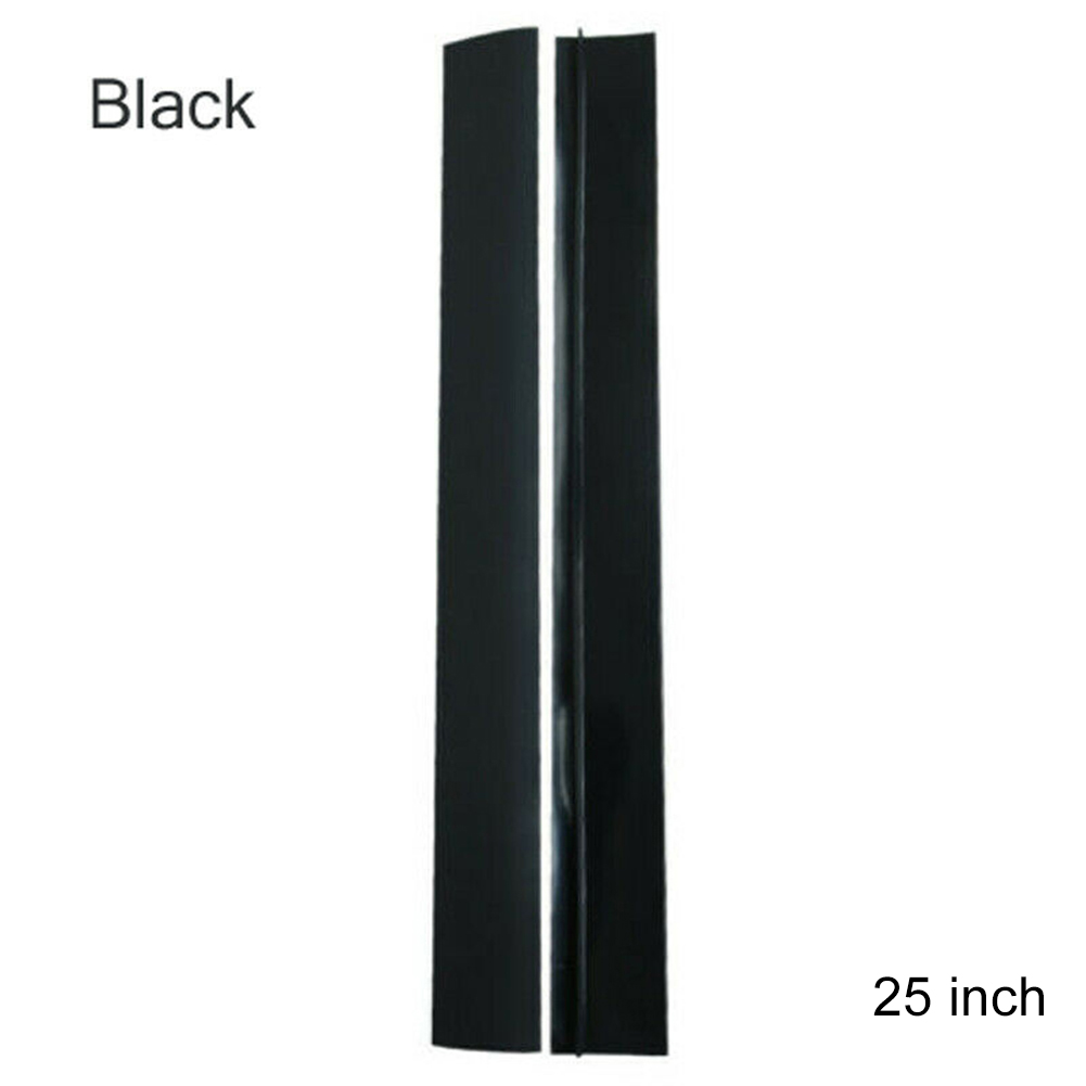 Kitchen Stove Counter Cover T-shaped Strip Waterproof Silicone Stove GapCaulk Tape Filler Tool HY99: 25 Inch Black