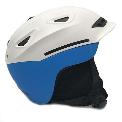 EPS + ABS-funda de cascos de esquí para hombre y mujer, gorro para casco de moto, esquí, nieve, deportes, patinaje: Azul