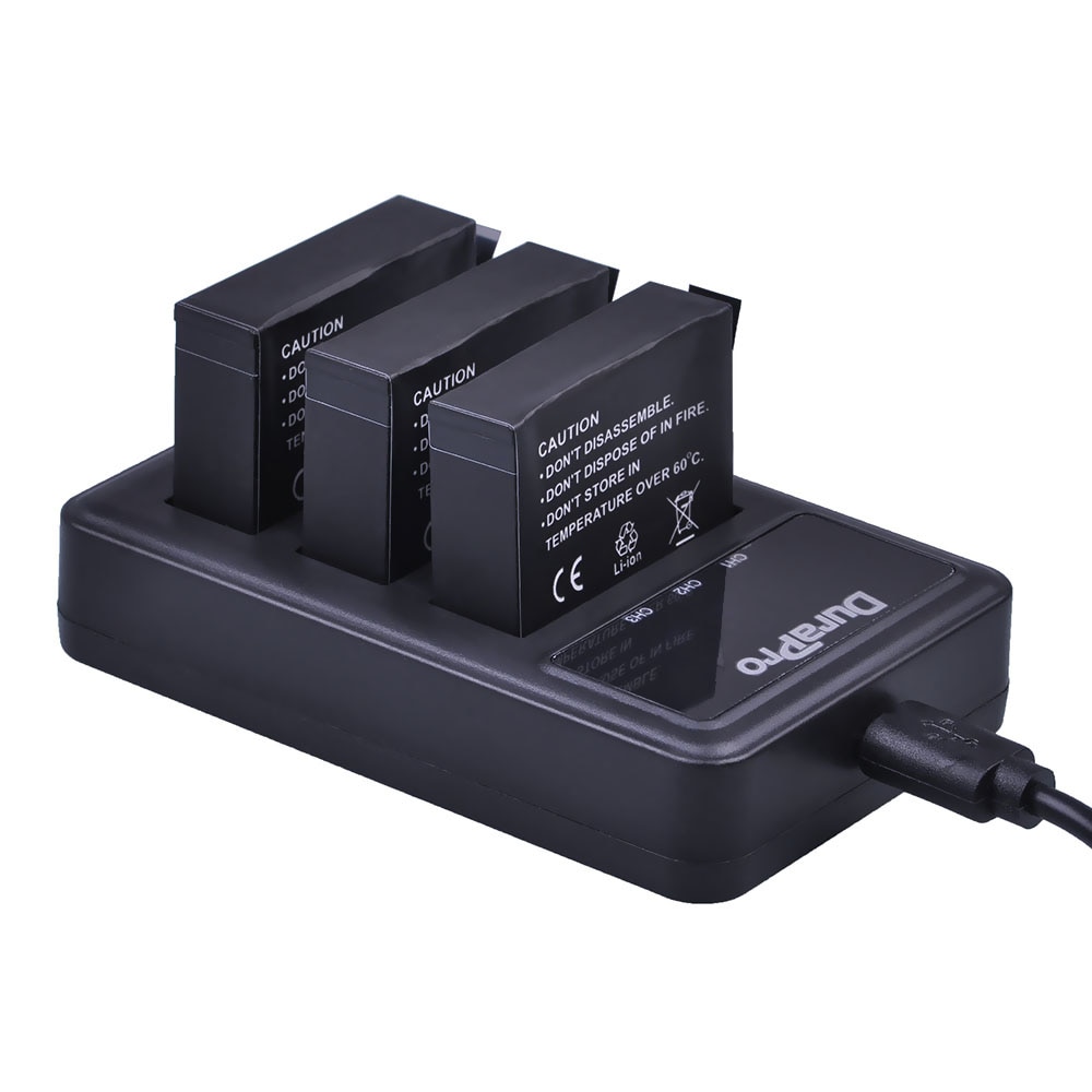 4pc 1680mAH AHDBT-401 AHDBT401 AHDBT 401 Digital Kamera Batterie + LED 3-Hafen Ladegerät für AHDBT401 GoPro Held 4 HD Kamera bateria