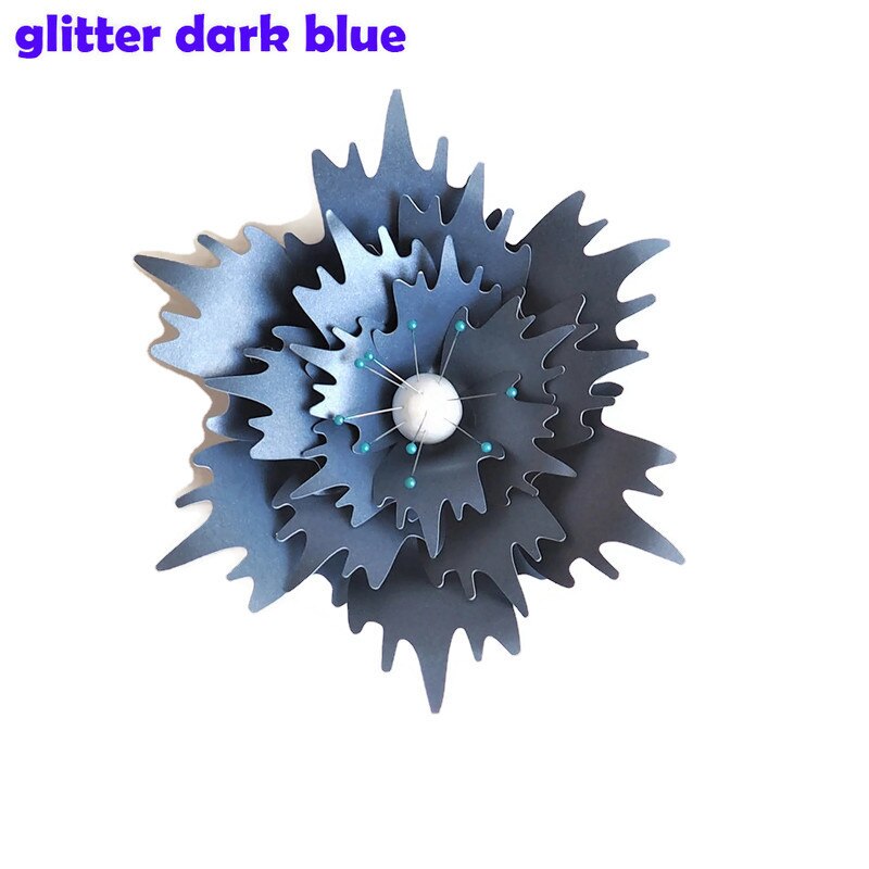 20CM Thick Cardstock Rose DIY Paper Flowers For Wedding & Event Backdrops Decorations Baby Nursery Wall Decor Video Tutorials