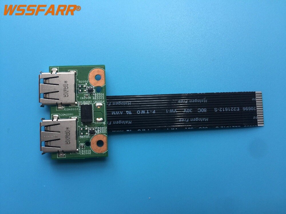 FOR HP FOR Compaq Presario CQ57 USB Port Board with cable 01015ED00-J09-G