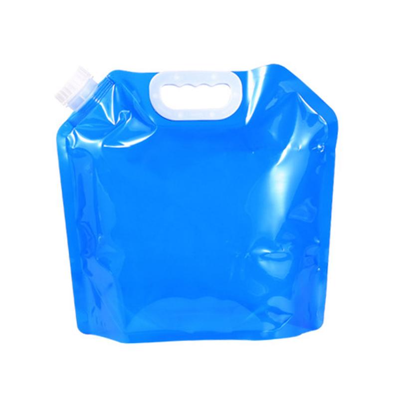 Bolsa de agua plegable, portátil, para campamento, cocina, Picnic, barbacoa, contenedor de agua, transportador de bolsa, tanque de agua de 5l/10l, almacenamiento de agua para exteriores