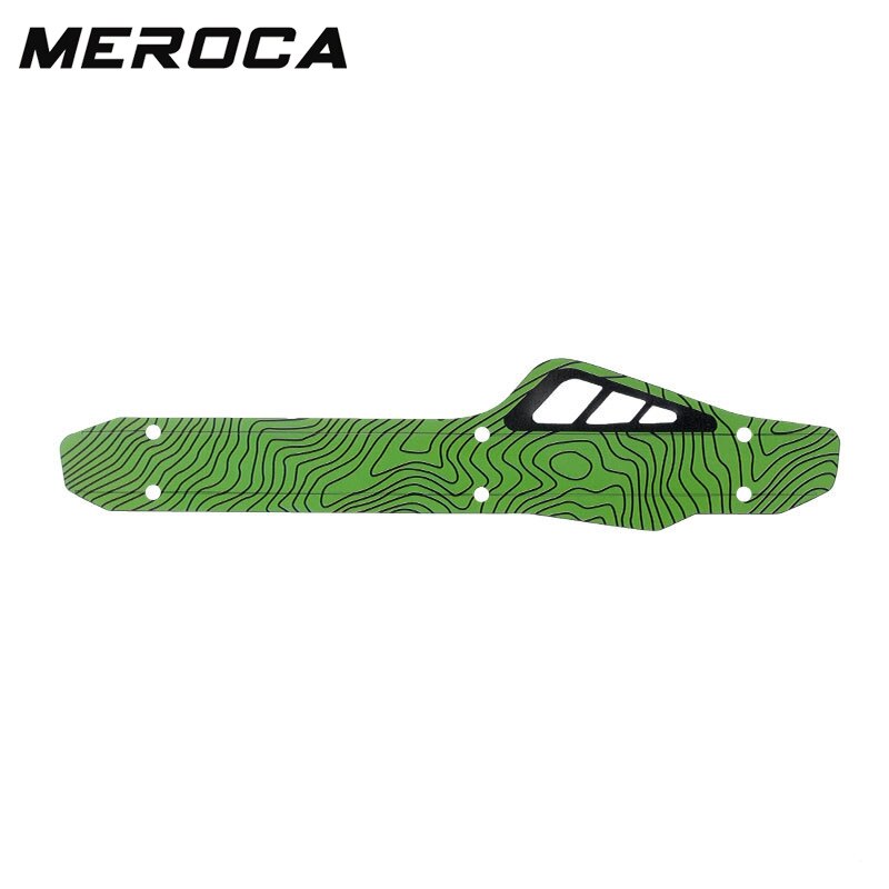 MEROCA Folding Bike Guard Chain Sticker Protective Cover Frame Protection Plate Bicycle Iamok Anti-collision Strip: Green