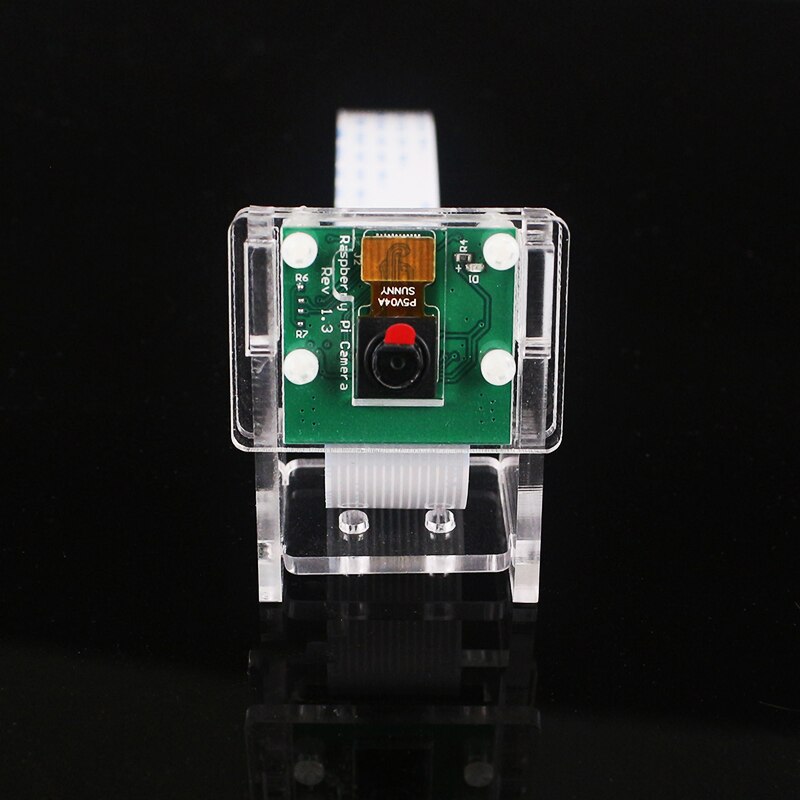 Raspberry Pi 4 Camera Module 5MP Raspberry Pi 3 1080P 720P Video Camera + Acrylic Holder for Raspberry Pi 4 / 3B Plus/ 3B Camera