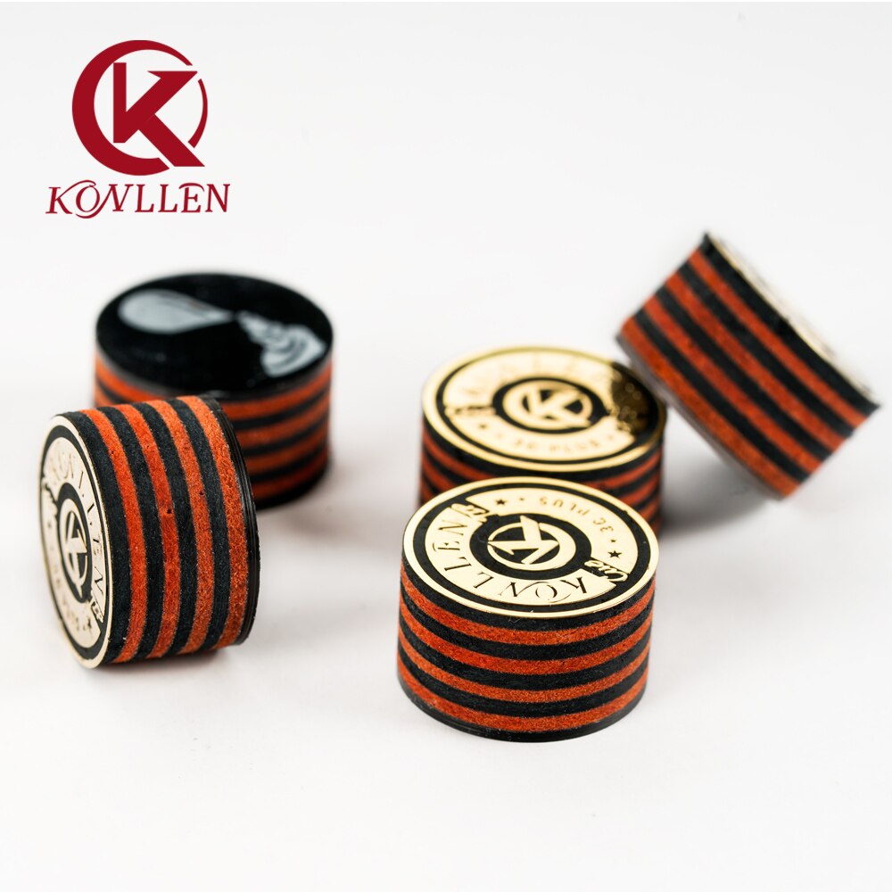 KONLLEN 3C PLUS PRO-Tip 3 cojín Carom Cue Tip puntas para tacos de billar 14mm taco de billar carom Punta billar Accesorios