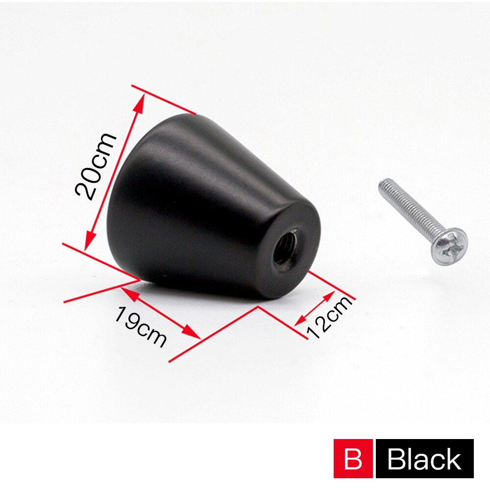 304 Solid Stainless Steel Single Hole Handle Simple Cabinet Door Handle Drawer Small Handle Bedside Table Black Handle