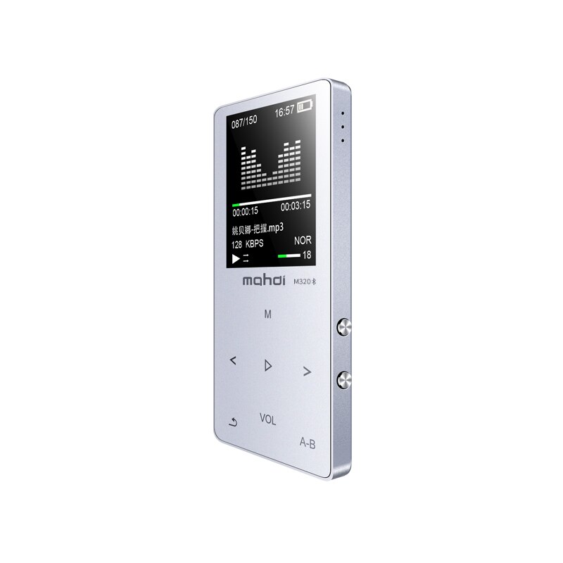 metal bluetooth mp3 player 8gb built-in speaker fm radio e-book voice recorder portable audio sport flac music Video Player