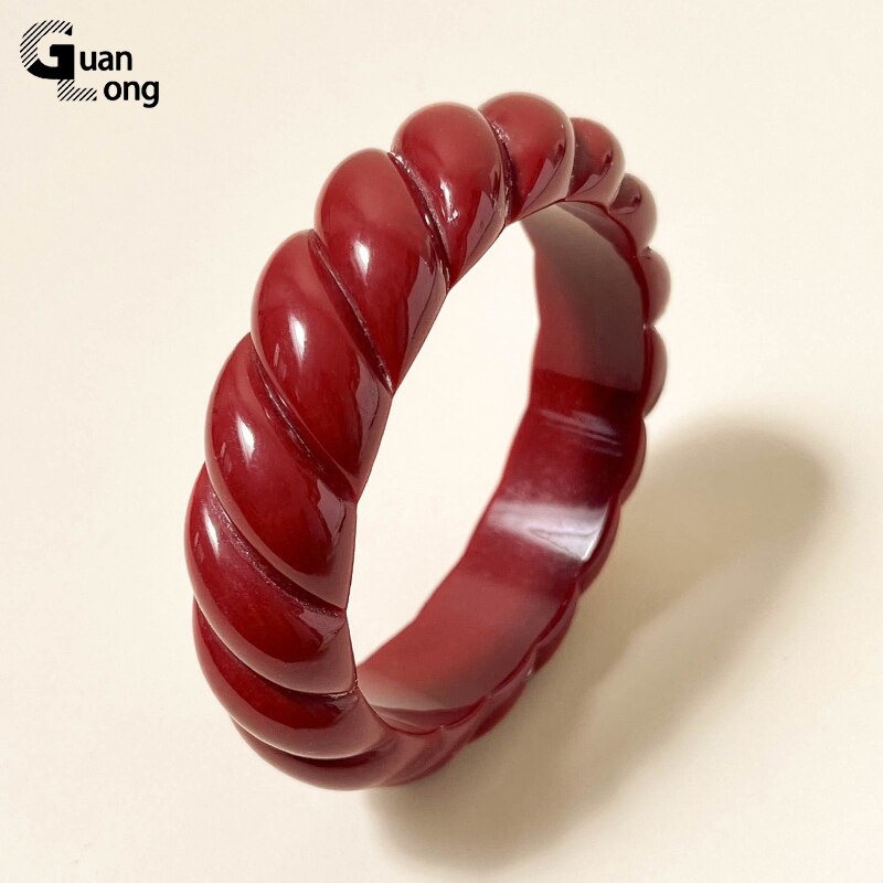 Guanlong 2017 nova resina parafuso pulseira europeu americano moda senhoras pulseiras bijoux