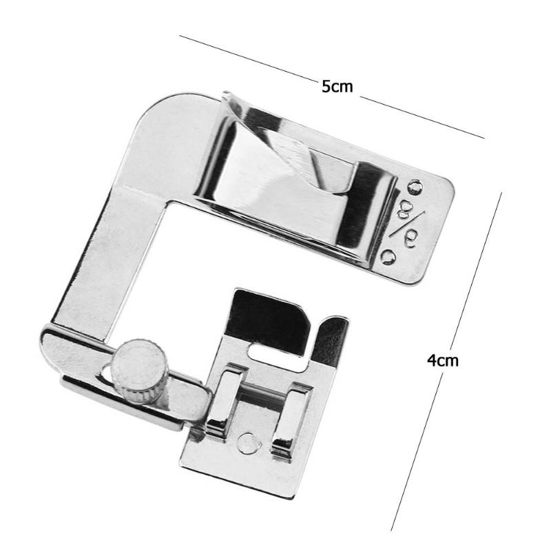 3Pcs Domestic Sewing Machine Foot Presser Rolled Hem Feet Set for Brother Singer Sewing Machine Accessories