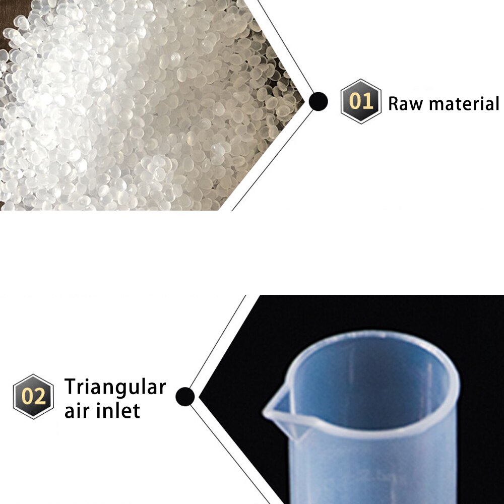 Affordable Chemistry Set Measuring Plastic Measuring Cylinder Graduated Cylinders for Lab Supplies Laboratory Tools Set of 4