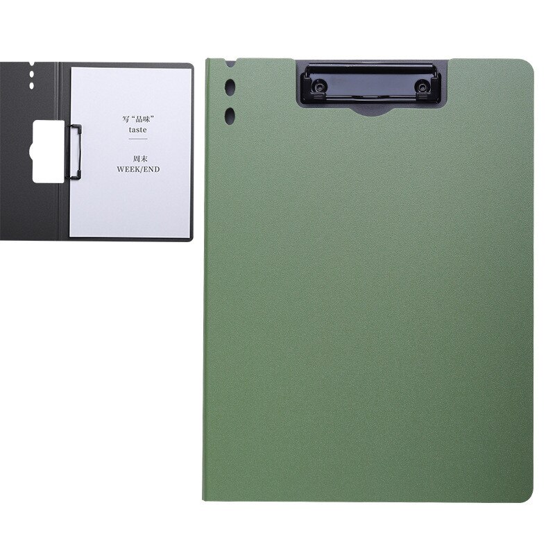 A4 Klembord Met Haak Plastic Clip Board Bestand Mappen Document Houders Tekening Schrijven Pad Kantoorbenodigdheden Student Briefpapier: 09