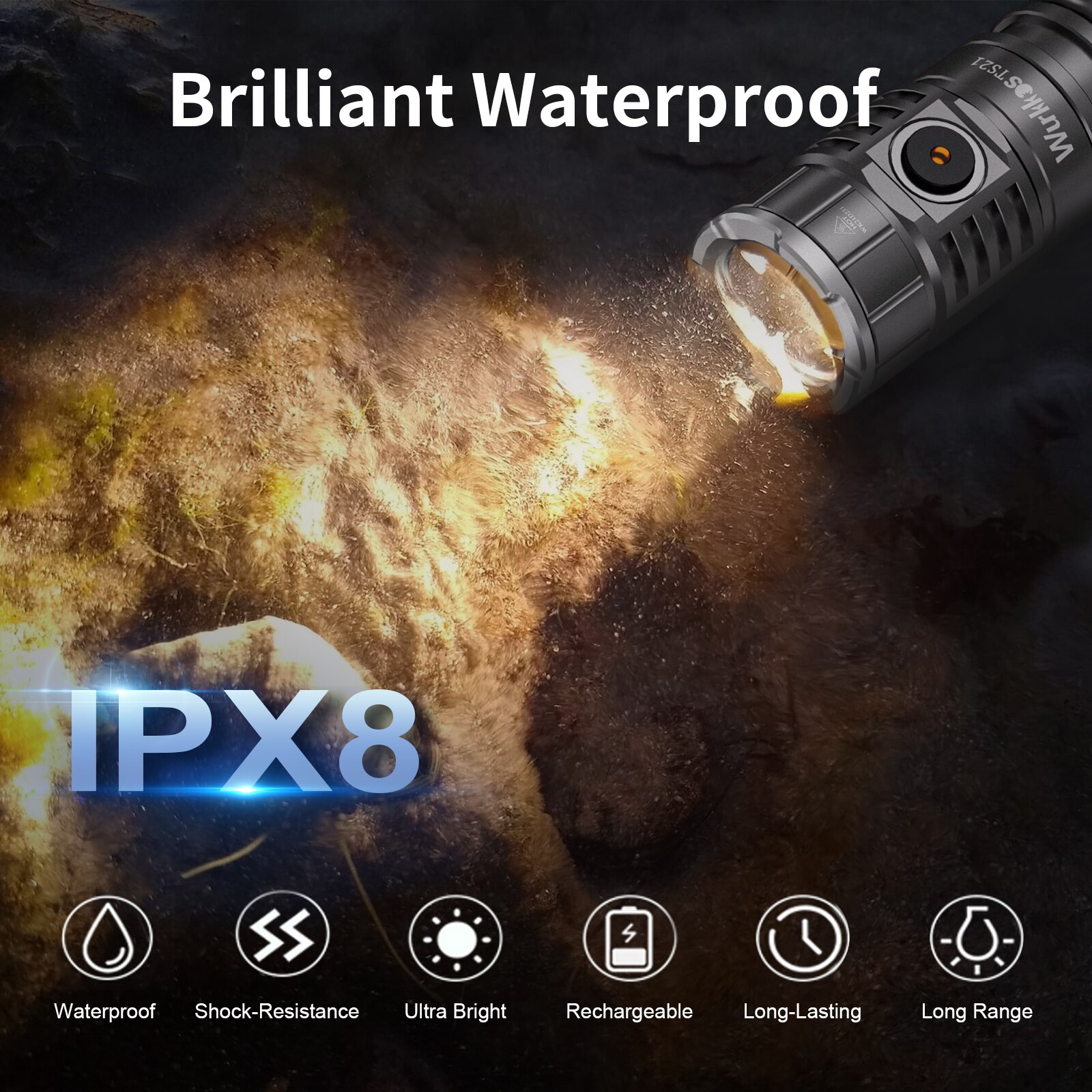 Wurkkos nowe latarki doprowadziło TS21 USB C akumulator 21700 latarka z Anduril 2.0 3 * Nichia 219C 90CRI 5000K 2800lm robić uprawiania turystyki pieszej