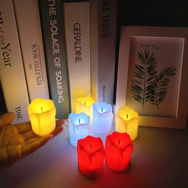 12Pcs/lot White Flameless LED Tealight Candles /Wedding/Christmas Party Decoration Battery Operated Candles No box