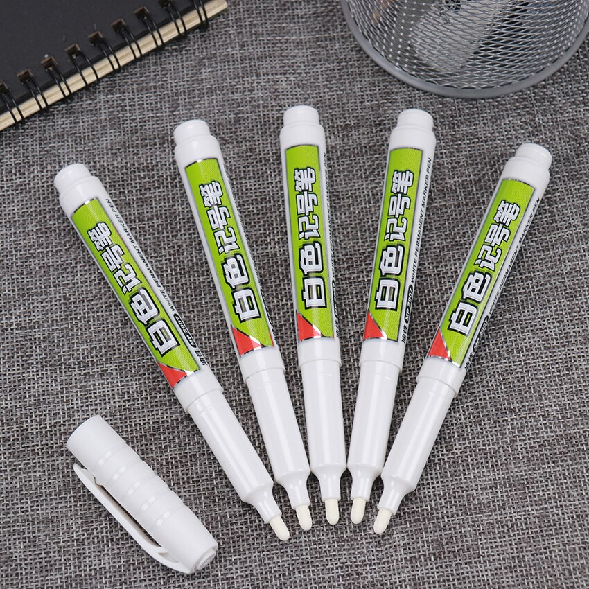 Stylo marqueur blanc, 1 pièce, marqueur à souligner pour croquis pour enfants, Art, peinture Manga, fournitures scolaires