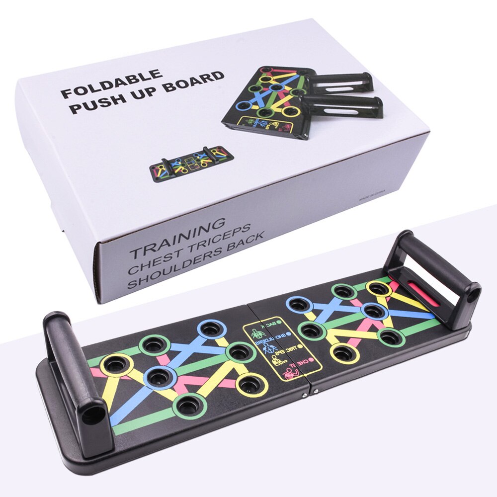 14 in 1 Push Up Steel Push-Ups Stand Fitness Equipment Pectoral Muscle Training Device Push Up Support Body Building Exercise