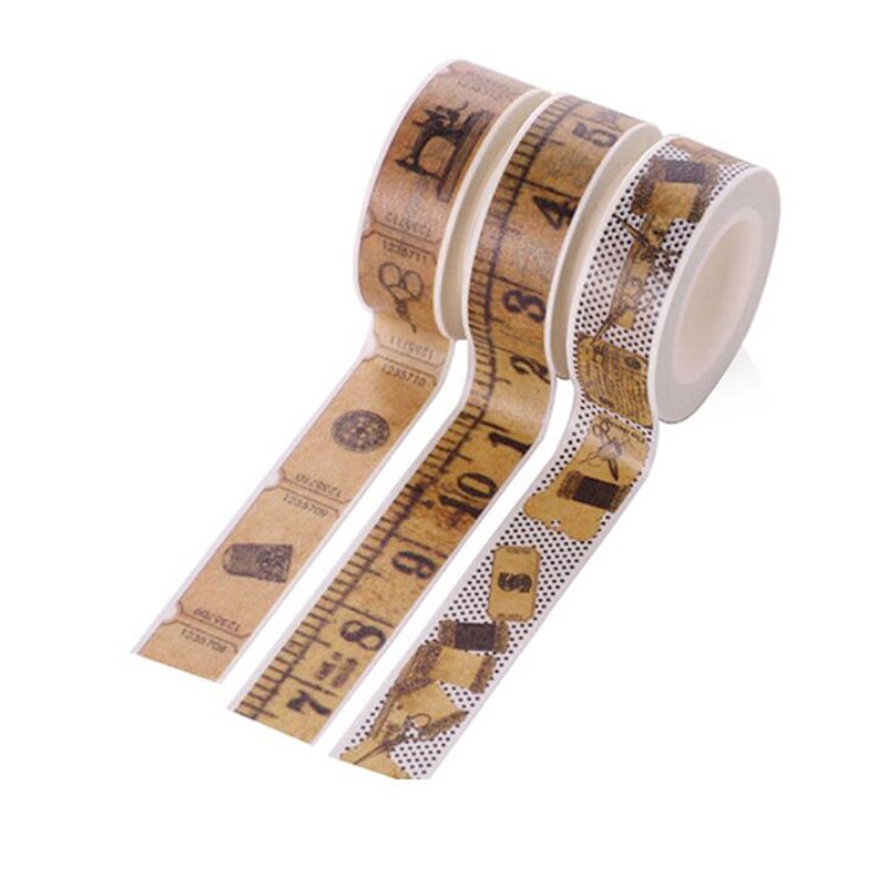 Retro de personaje de dibujos animados japonés Washi Tape de papel adhesivo álbum Etiqueta de cinta adhesiva Scrapbooking DIY etiqueta engomada