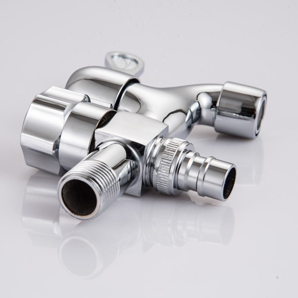 Brass Wall Mount Chrome Finished Small Tap Double Using Decorative Double Garden Faucet Washing Machine Tap 1 Piece