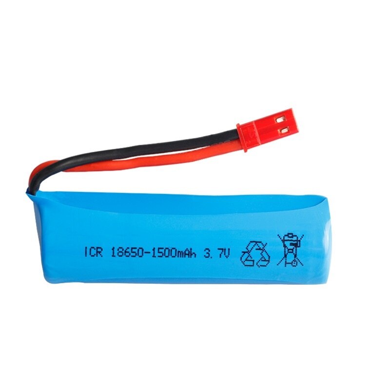 3.7V 1500mAh 15c リポバッテリーリモートコントロールヘリコプター/飛行機/車のバッテリー 3.7v 18650 円筒リポバッテリー SM プラグ: 黄色