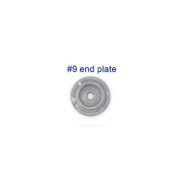 90 graders armbåge pneumatiska luftverktyg vinkelslipmaskiner polerskiva 2 tum 3 tum 50mm 75mm delar ark rotorcylinderplatta: No9