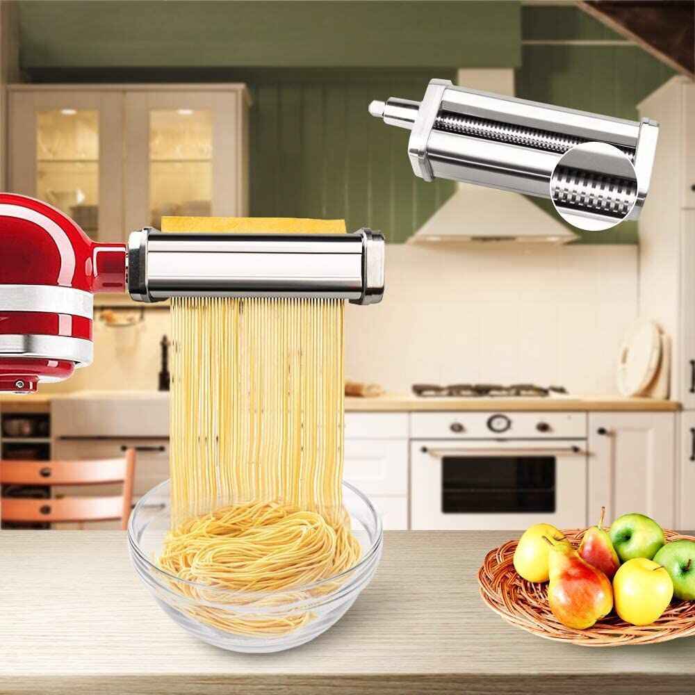 Pasta Roller Attachment Stainless Steel Pasta Maker Machine Accessories for KitchenAid Stand Mixers 304 stainless steel