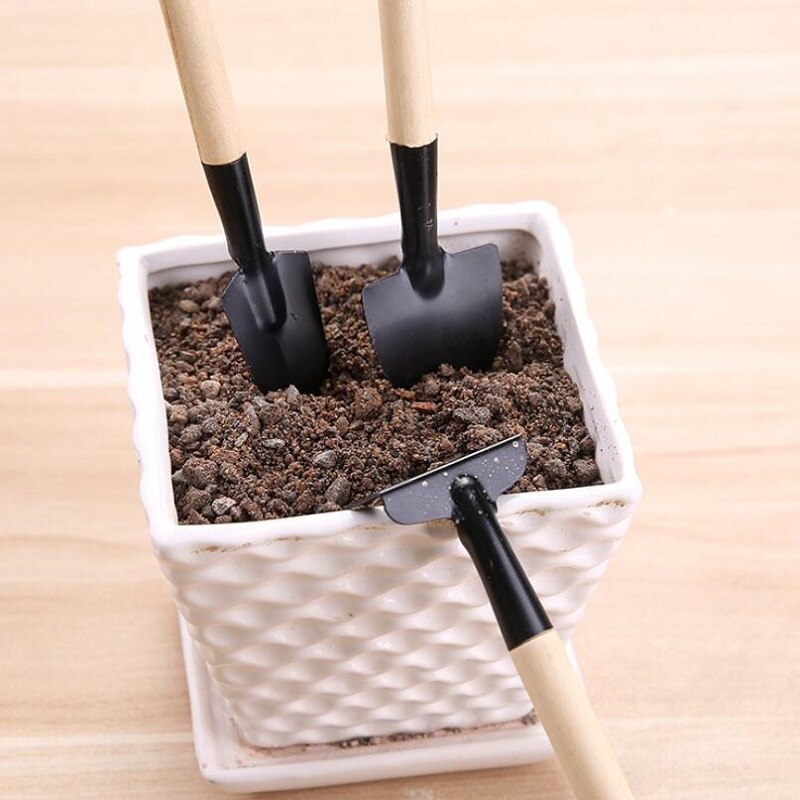 Liten spade trädgårdsmaterial grävverktyg mini spade järnkratta