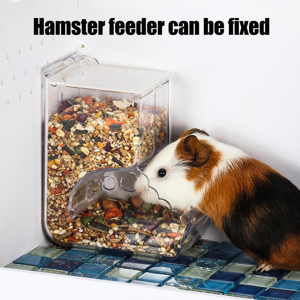 Automatische Cavia Voedsel Dispenser Hamster Feeder Eekhoorn Voeden Kom Konijn Voedsel Container Voor Kleine Dieren Dierbenodigdheden