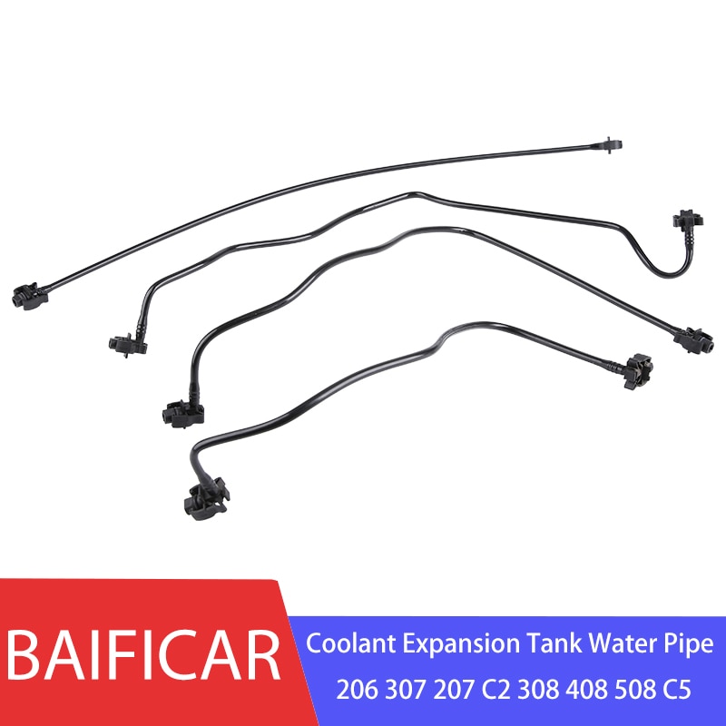 Baificar Brand Coolant Expansion Tank Water Pipe Hose For Peugeot 206 307 207 301 308 408 508 Citreon C-Quatre C4 C2 C5