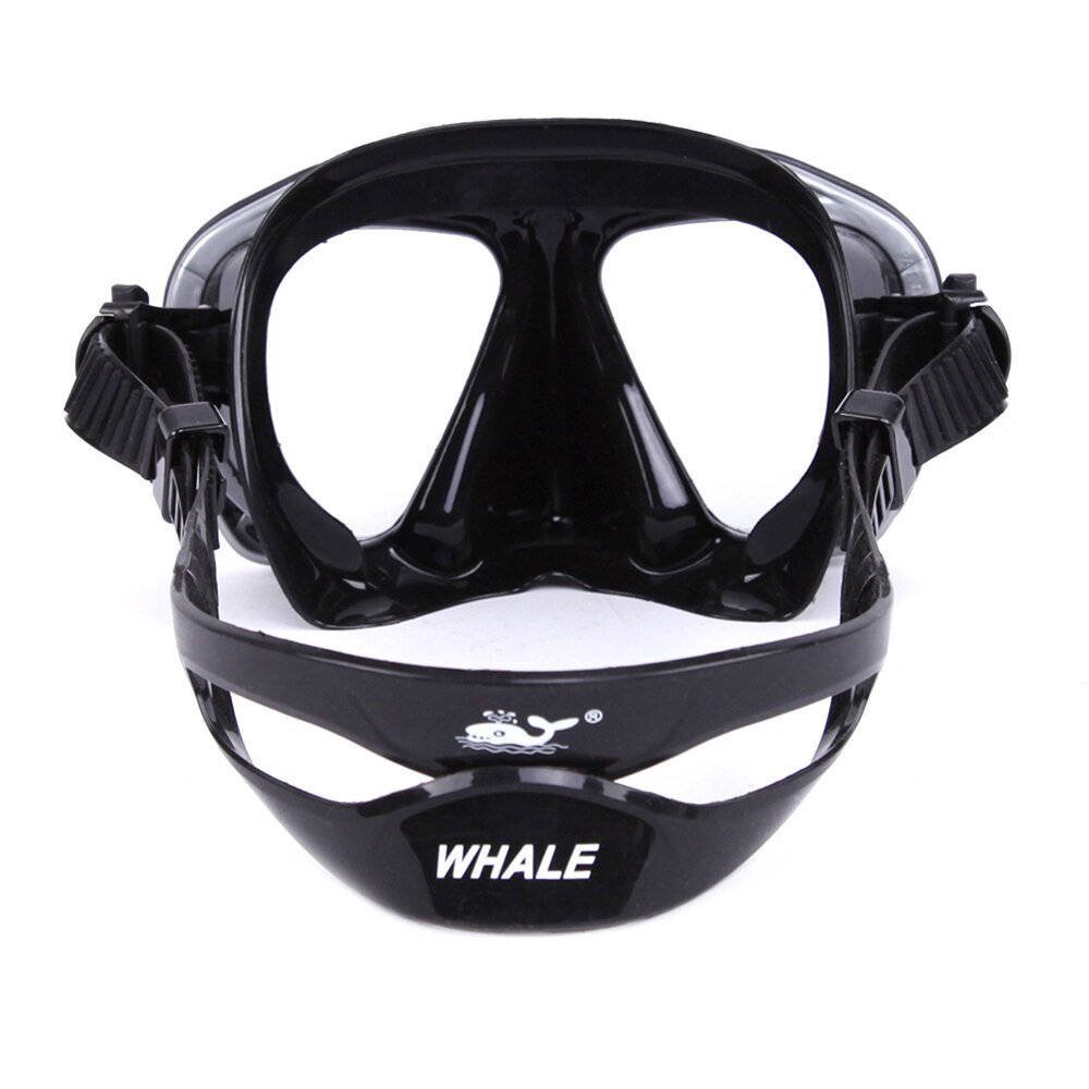 MK2600 Anti-fog Diving Snorkeling Mask Two-window Swim Mask Goggles Swimming Mask Tempered Glass Lens Flexible Silicone Frame