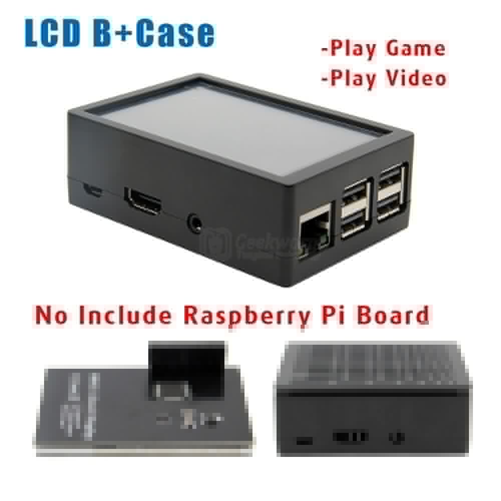 Raspberry Pi 3.5 inch TFT Touch Screen met ABS Case Kit, 480x320 30FPS-50FPS LCD Display voor Raspberry Pi 3B + (plus)/3B/2B: LCD B Kits