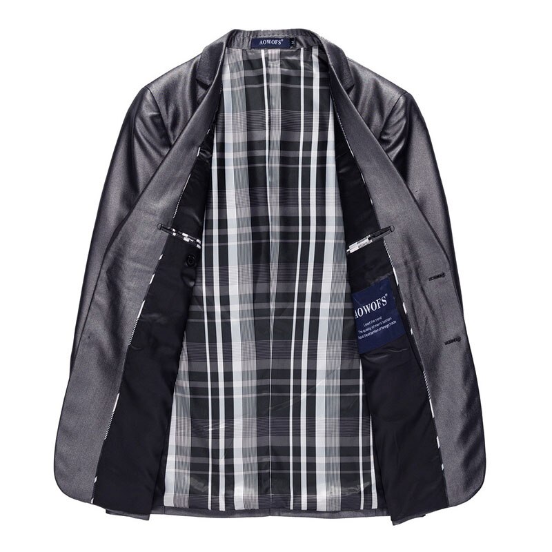 Herrdräkter set grå formella blazer byxor slim fit bröllop äktenskap smoking man 2 -del set män kostym plus storlek 4xl kostym homme