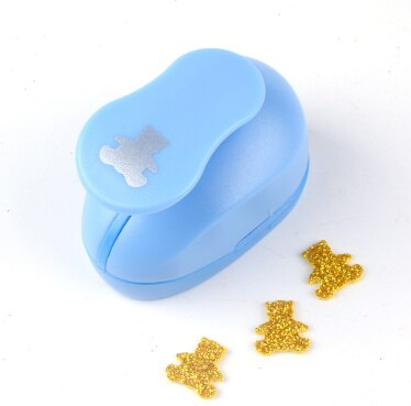 2.5cm blommor punch pyssel stansar scrapbook puncher skum scrapbooking cutter eva punch barn prägling pappershål: Björn