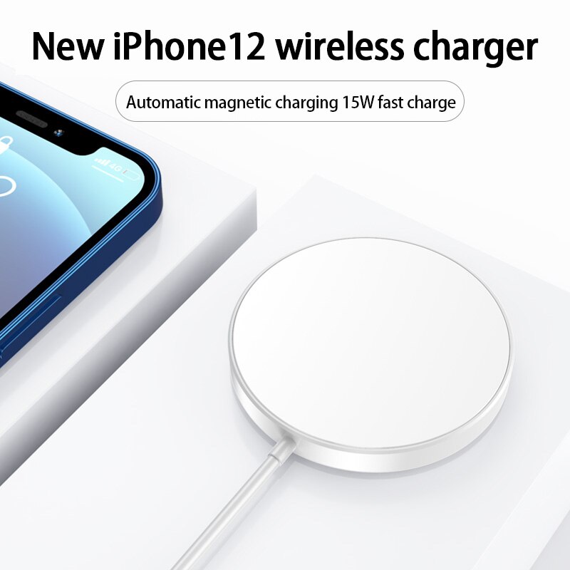 15W Magnetic Qi Wireless Charging For iPhone 12 Pro Max Mini Fast Charger For iPhone 11 XS X Wireless Charger For Huawei Xiaomi
